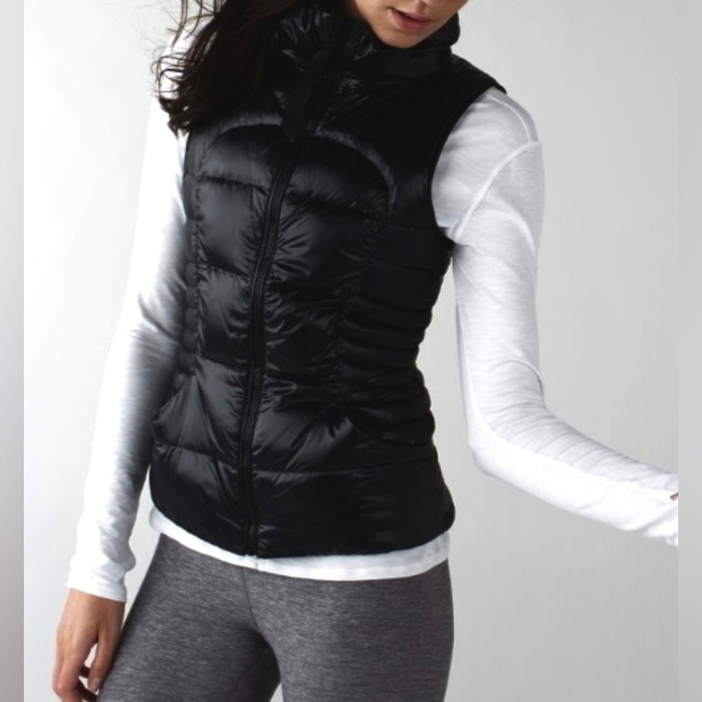 lululemon athletica Black Quilted Puffer Vest